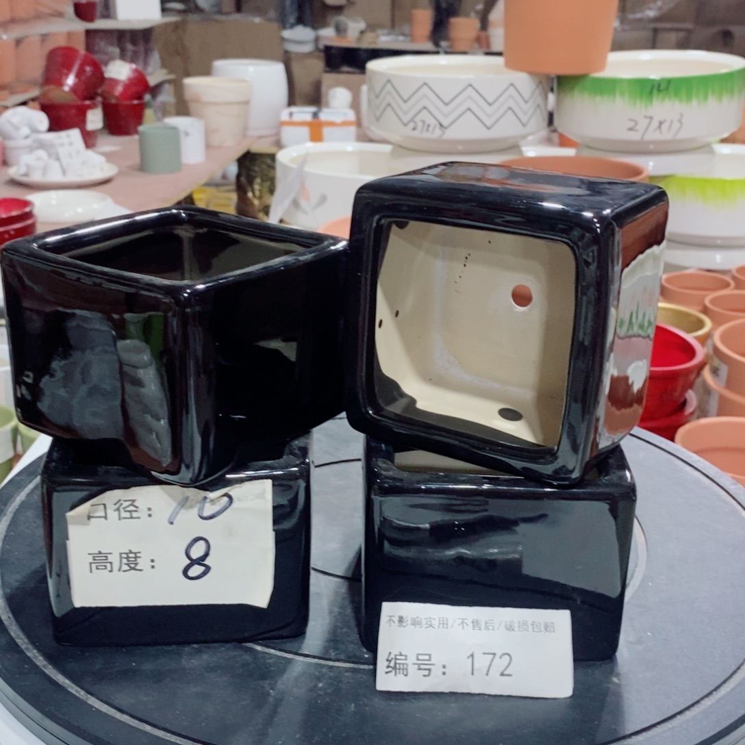 微瑕花盆-172-口10×8-4个