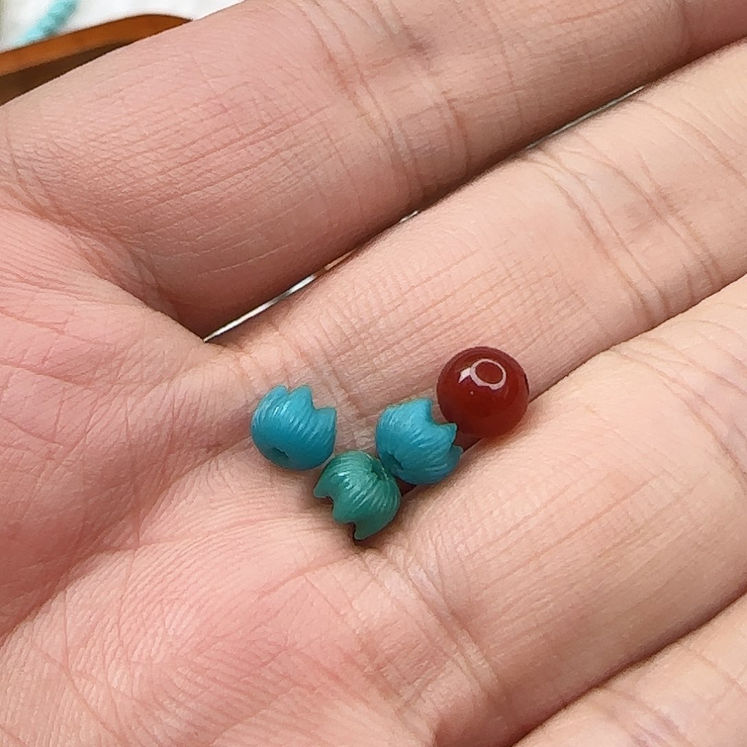 小***菜南红玛瑙未镶嵌配饰