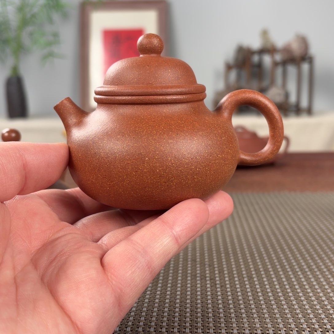紫砂茶壶黄龙山原矿紫砂壶190