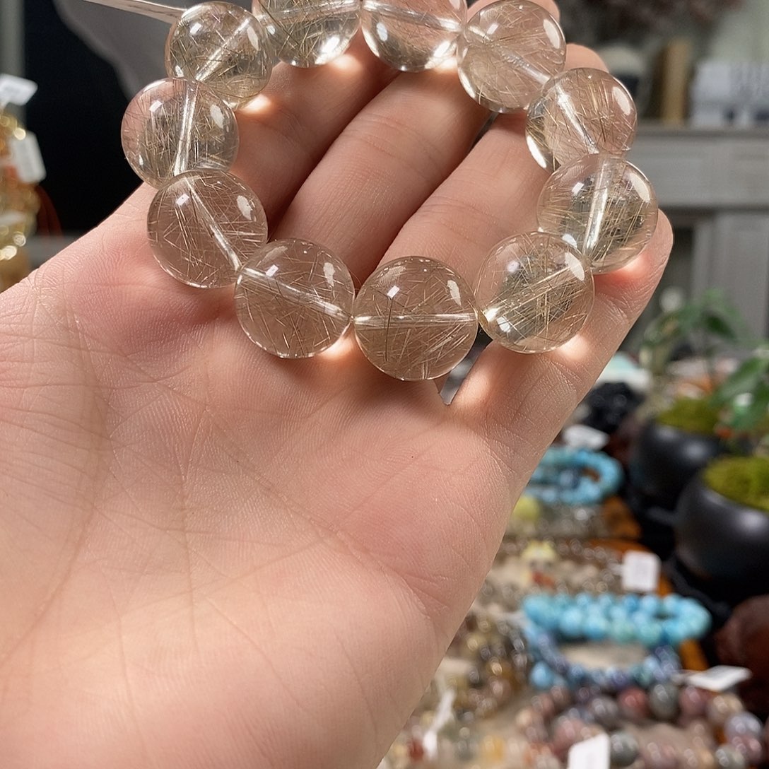 正****水晶未镶嵌手链银发