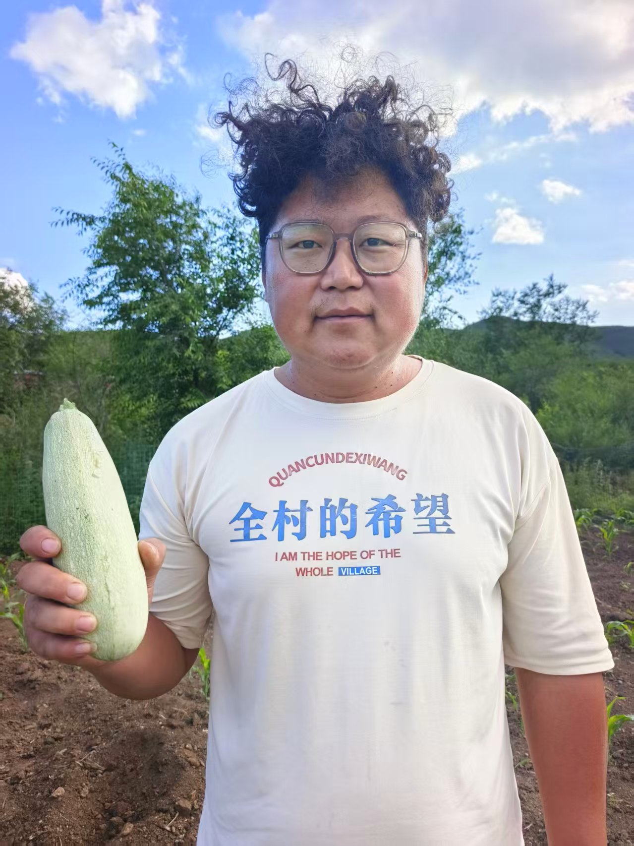 内蒙小伙巴特农家小菜园新鲜蔬菜