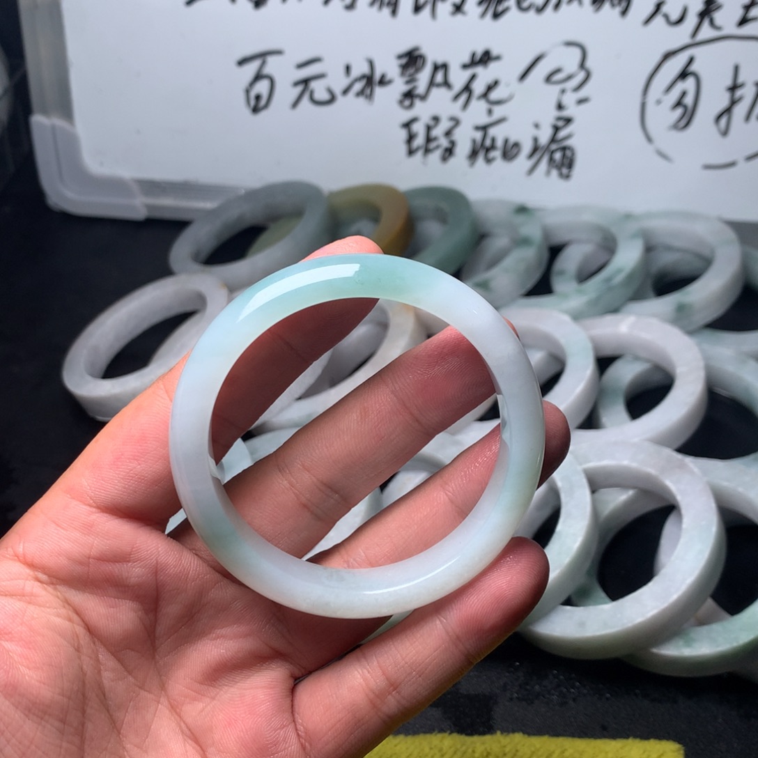 ****蛋翡翠未镶嵌手镯翡翠手镯