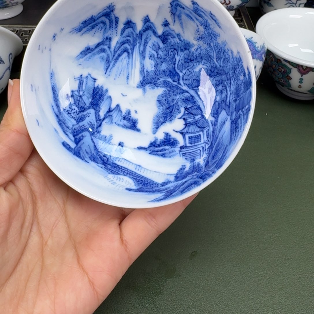 沙沙手工手绘茶具189