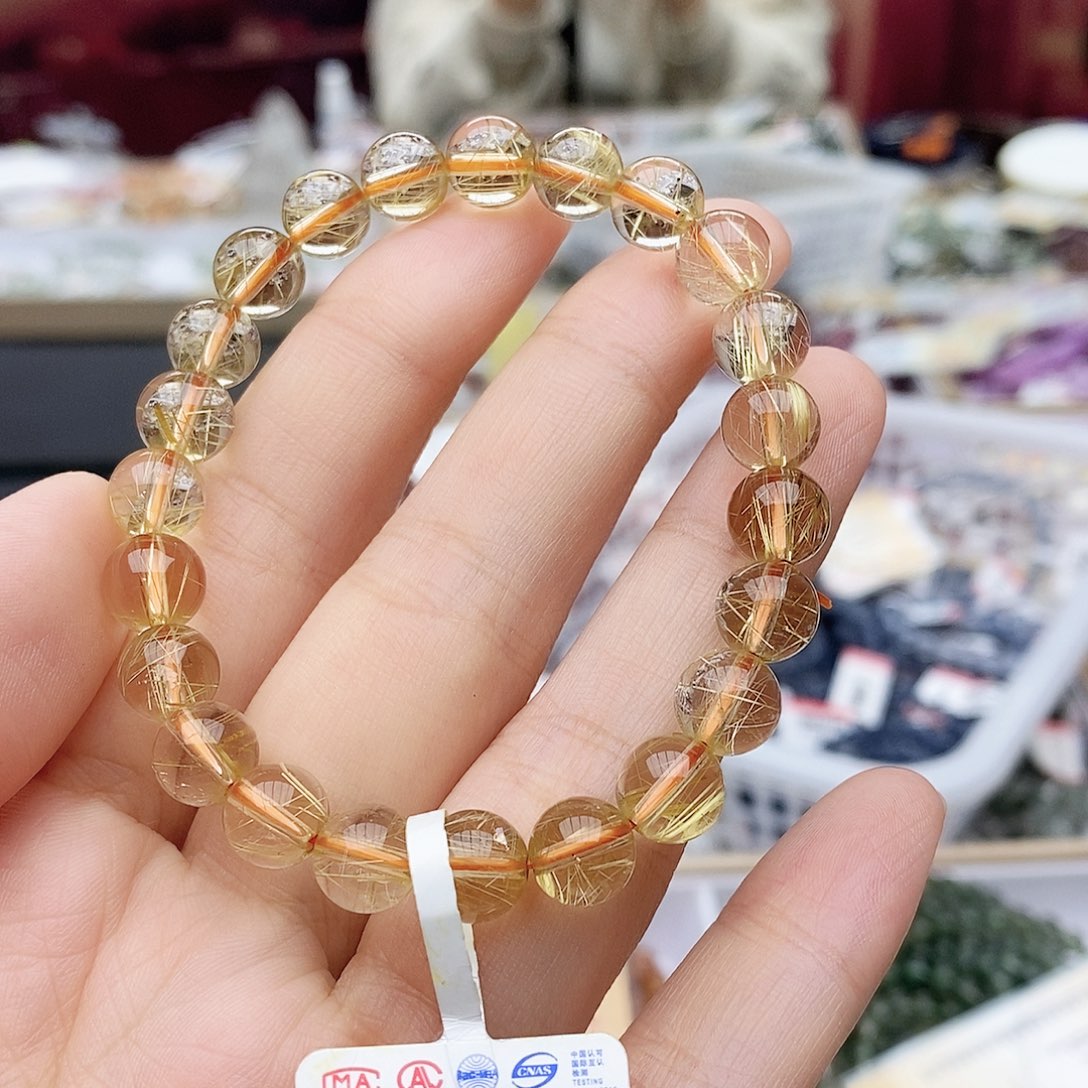 水晶手链未镶嵌W102金发