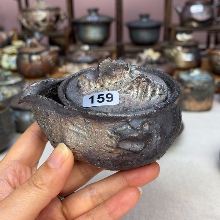 壶裸柴烧陶瓷茶具