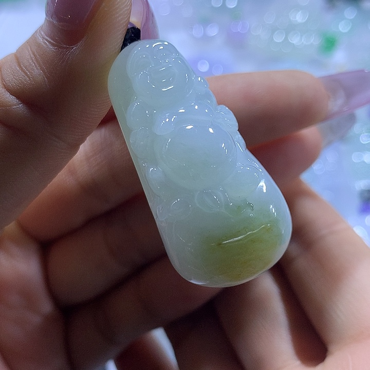 翡翠未镶嵌颈饰天然翡翠A货吊坠