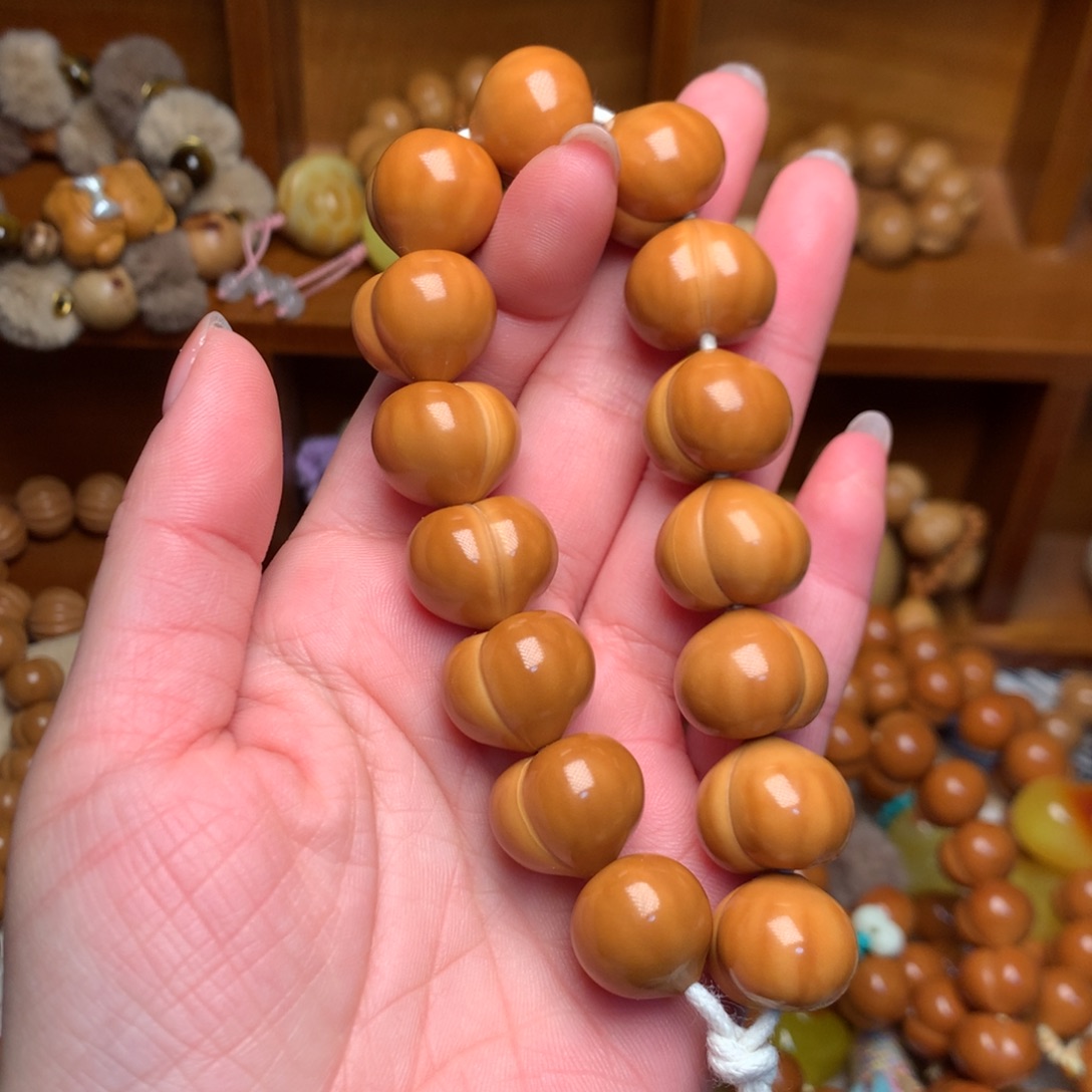 猴头核桃吊坠17玻璃底手持素