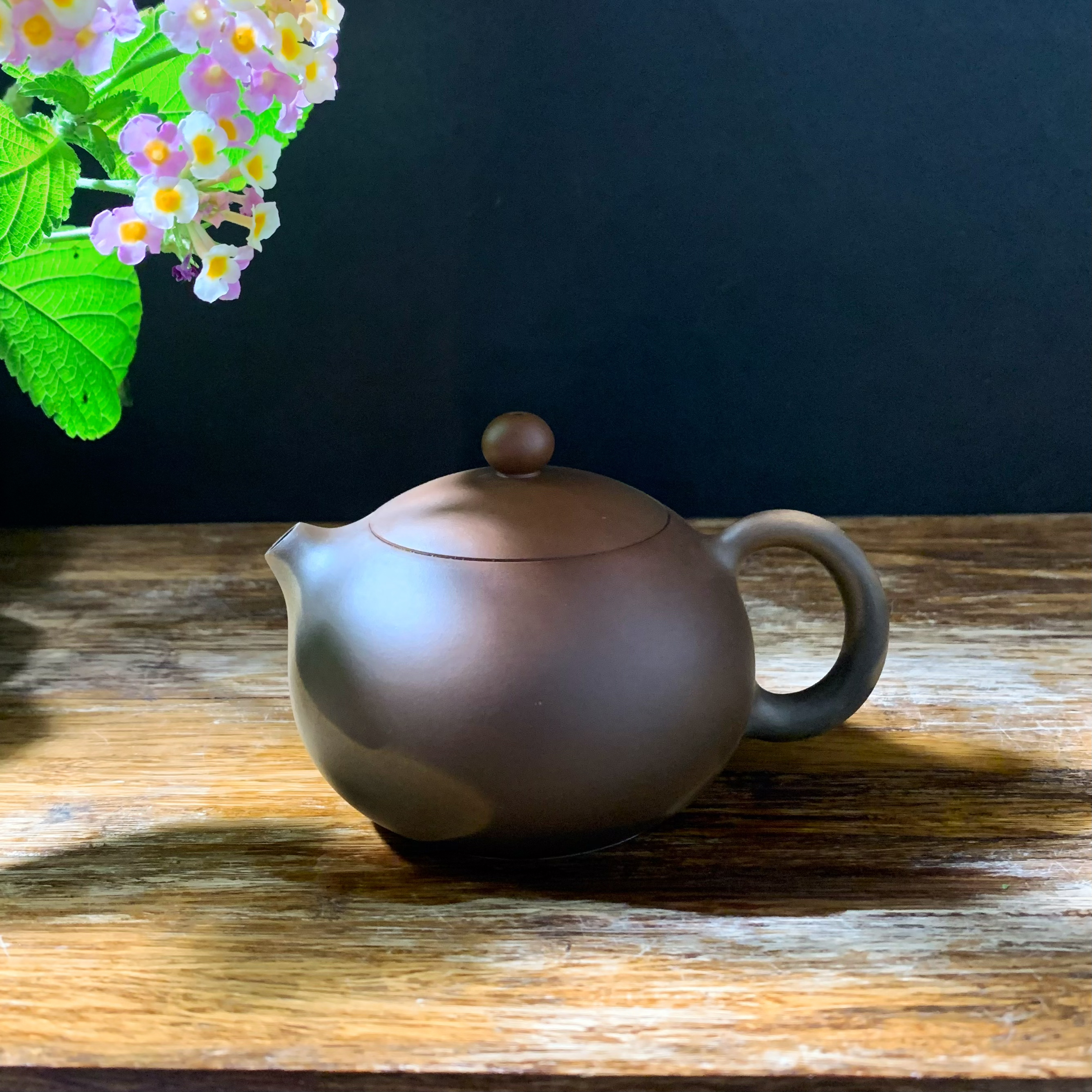 云南建水紫陶茶壶纯手工复古带火痕西施壶素虎泡茶功夫茶具陶瓷壶