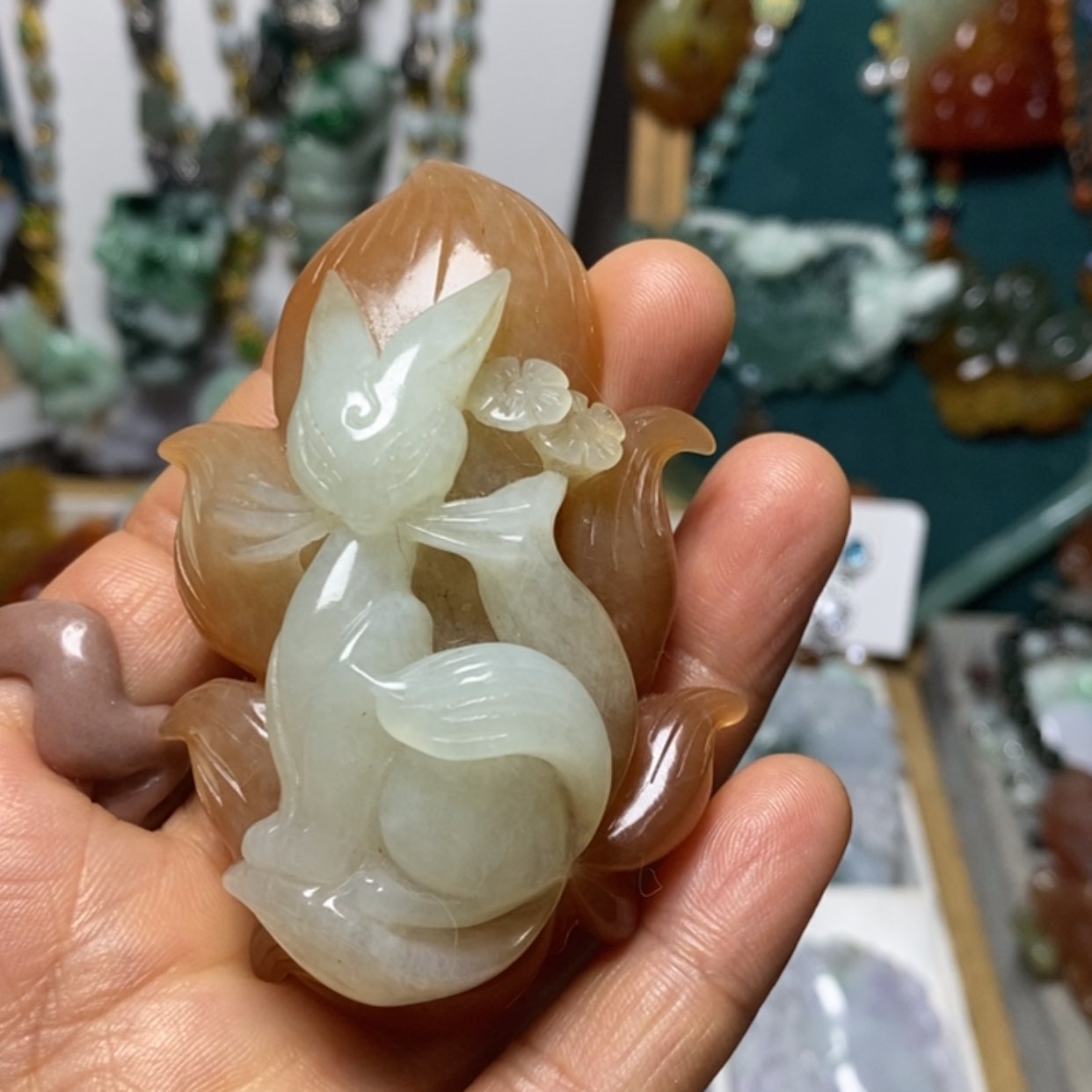 【闪购商品】蛇纹石玉吊坠未镶嵌