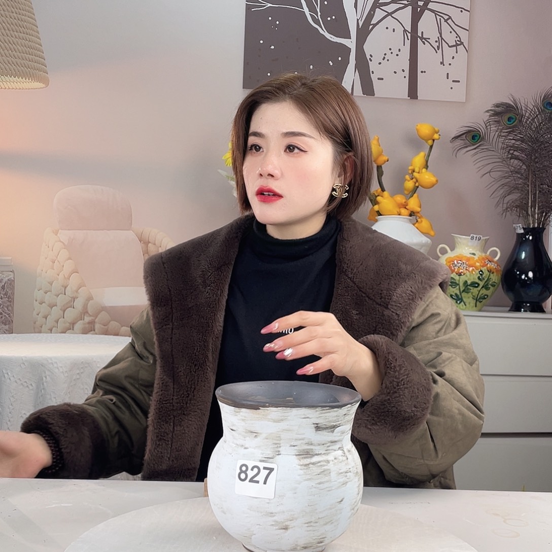 摆件有孔827 景德镇陶瓷艺术精品