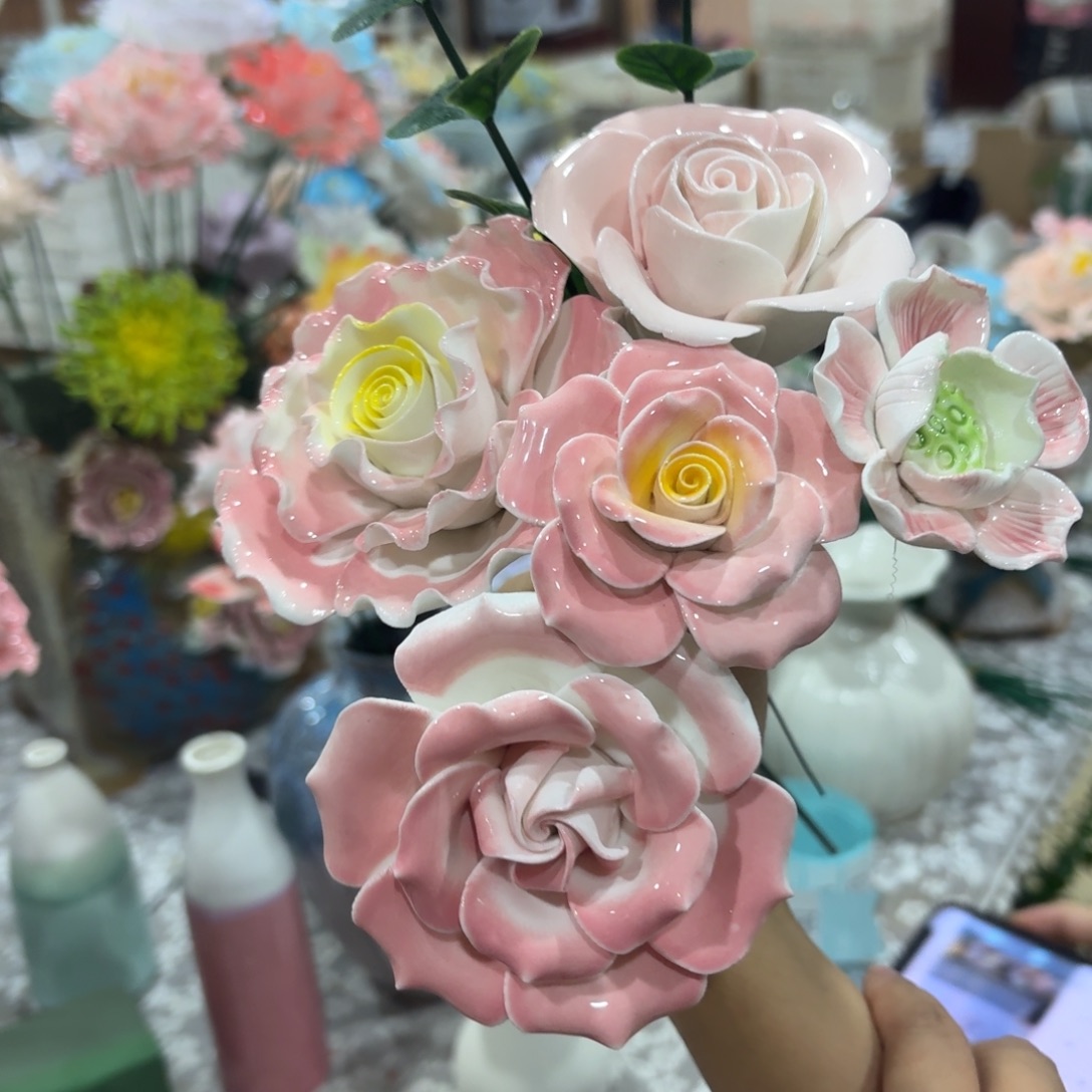 陶瓷花，20元发货，退款拉黑761