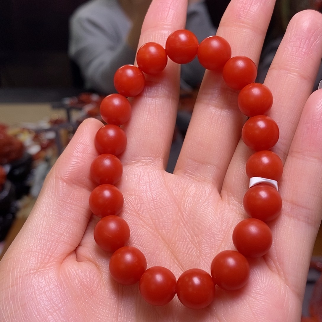 南红玛瑙单圈10m m未镶嵌