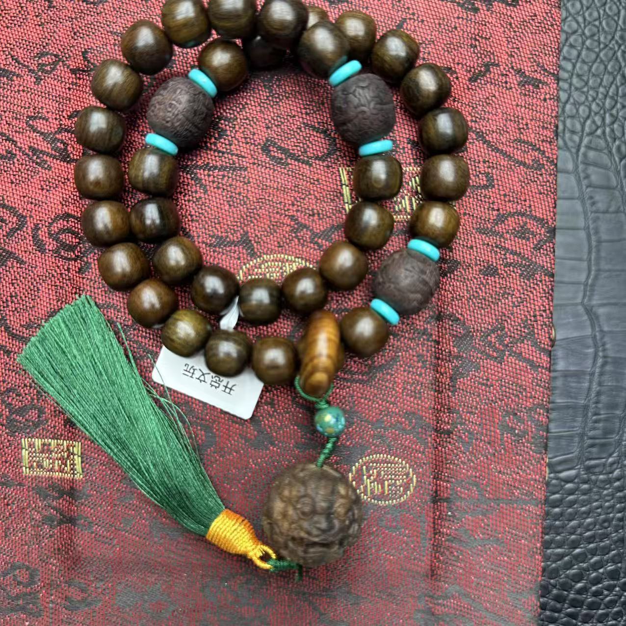 （开总文玩）天然沉香木串340