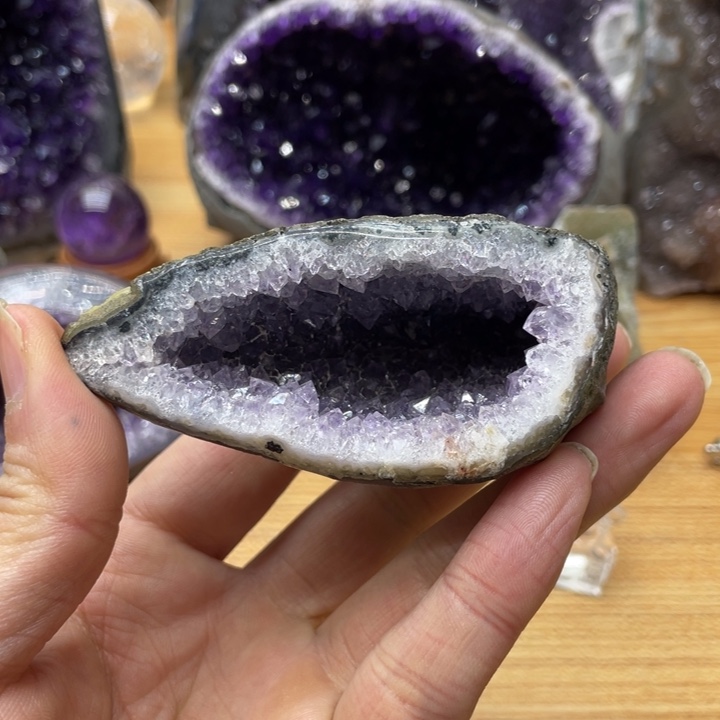 紫晶钱袋子未镶嵌