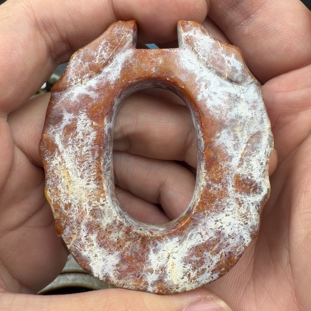 用***6和田玉未镶嵌挂件1