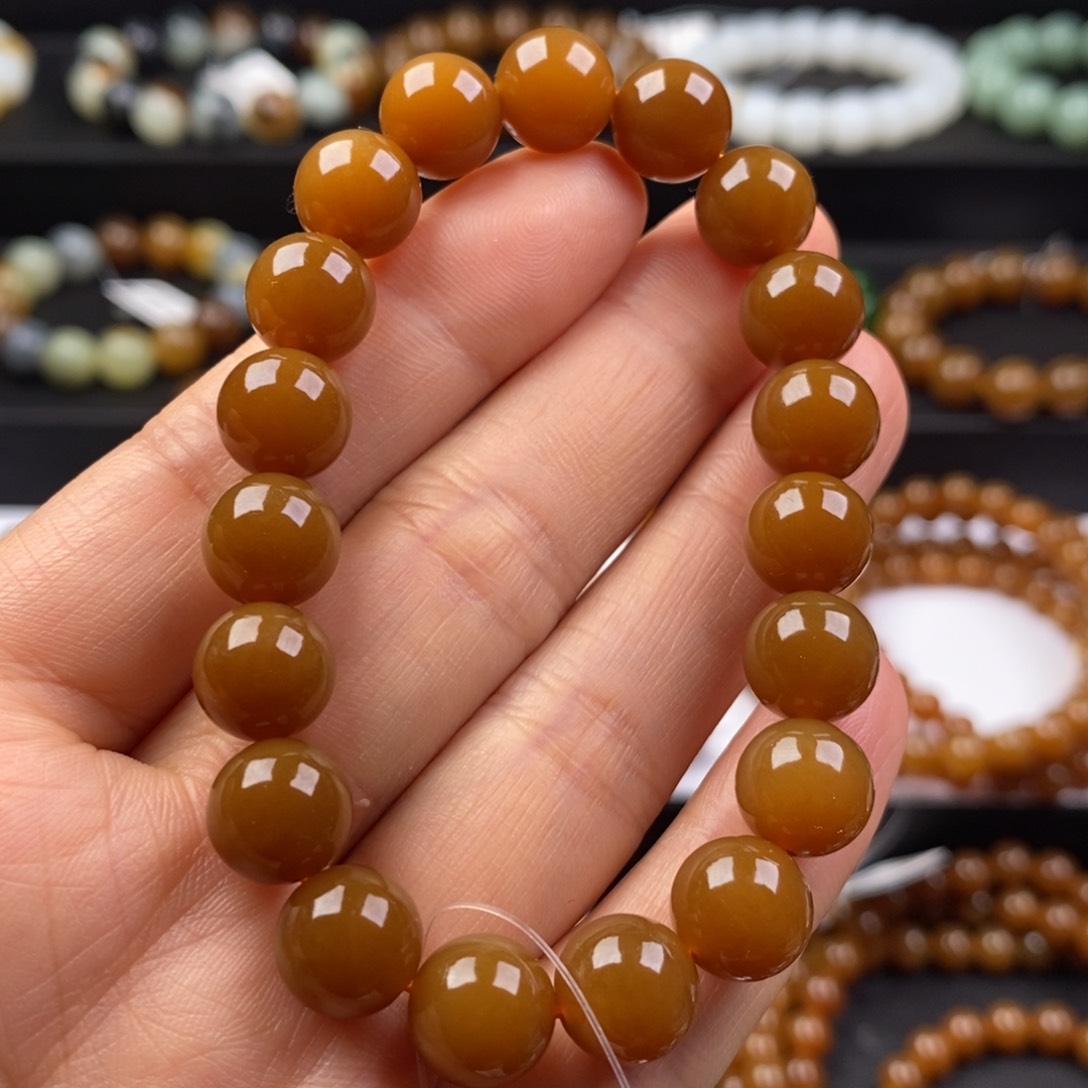 和田玉手串未镶嵌