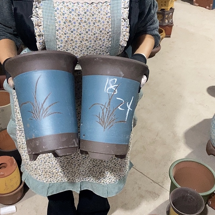 紫砂花盆紫砂花盆