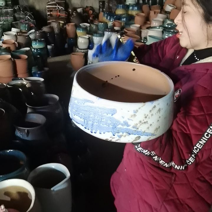 红陶口26高14瑕疵