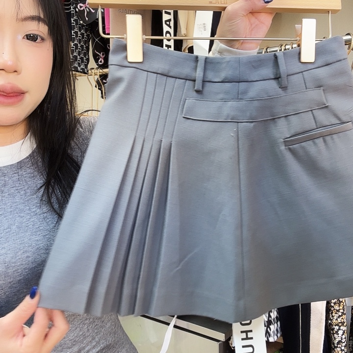 无品牌西服裙灰色m