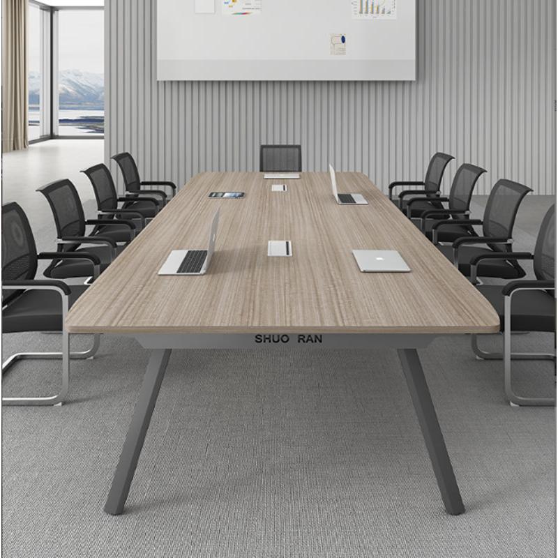 会议桌长桌长方形办公室桌椅组合简约现代简易工作台小型洽谈桌