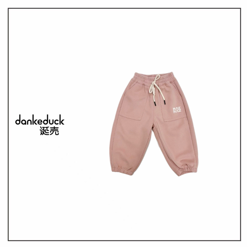 AD80637-2025秋季新款女童时尚百搭休闲运动裤束脚卫裤