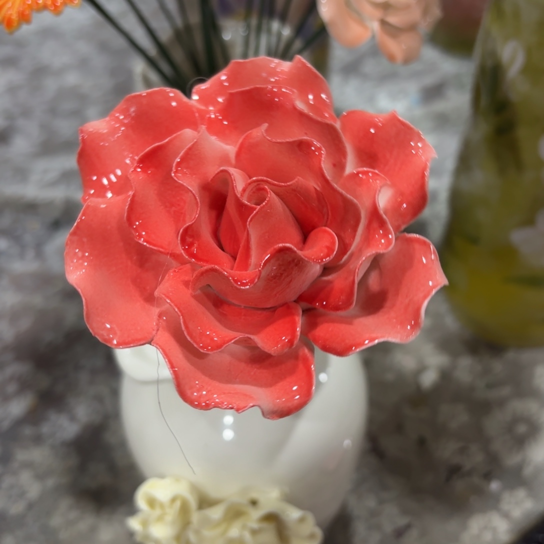 陶瓷花，20元发货，退款拉黑