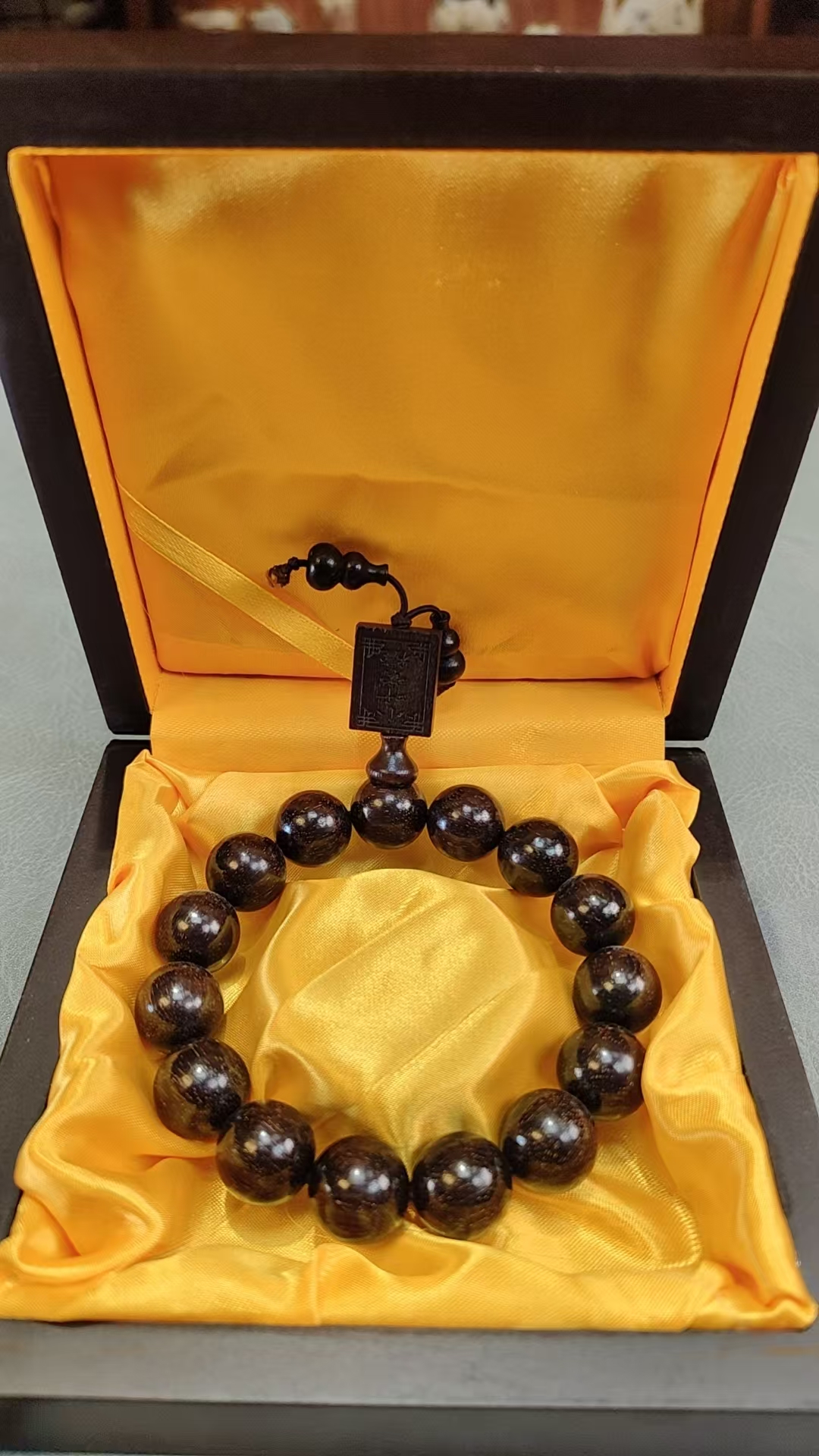 XD416小叶紫檀单圈精美手串002 无礼盒ZM