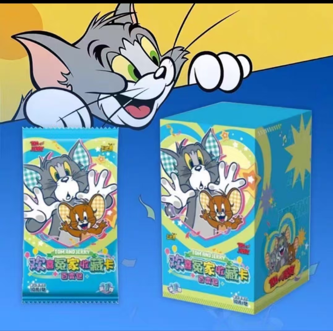 【百变包浮浮3K4】卡游正版猫和老鼠第一弹收藏卡盲盒-10元包