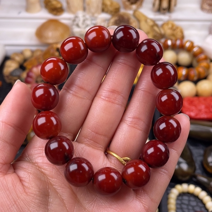 驼骨其他牦牛角圆珠14