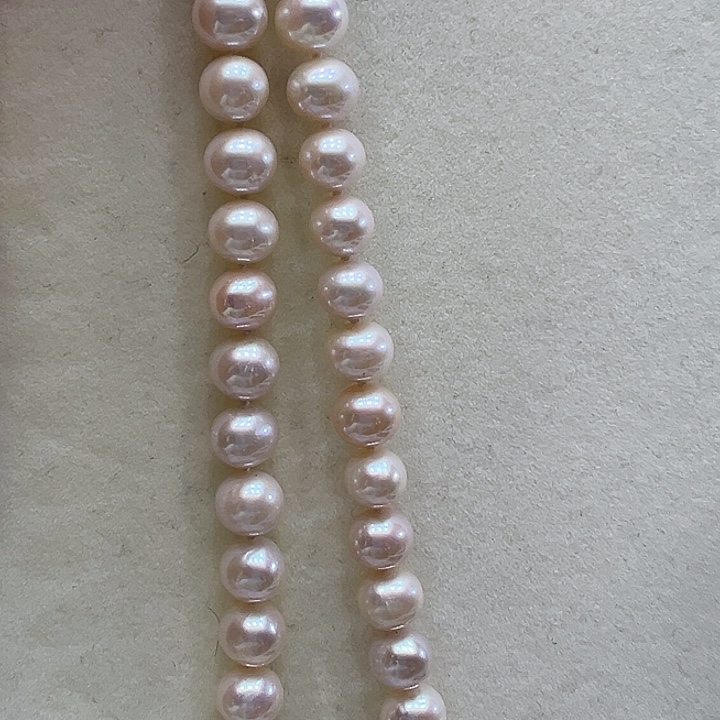 淡水珍珠颈饰银S925镶嵌➕9-10高品极光炫彩