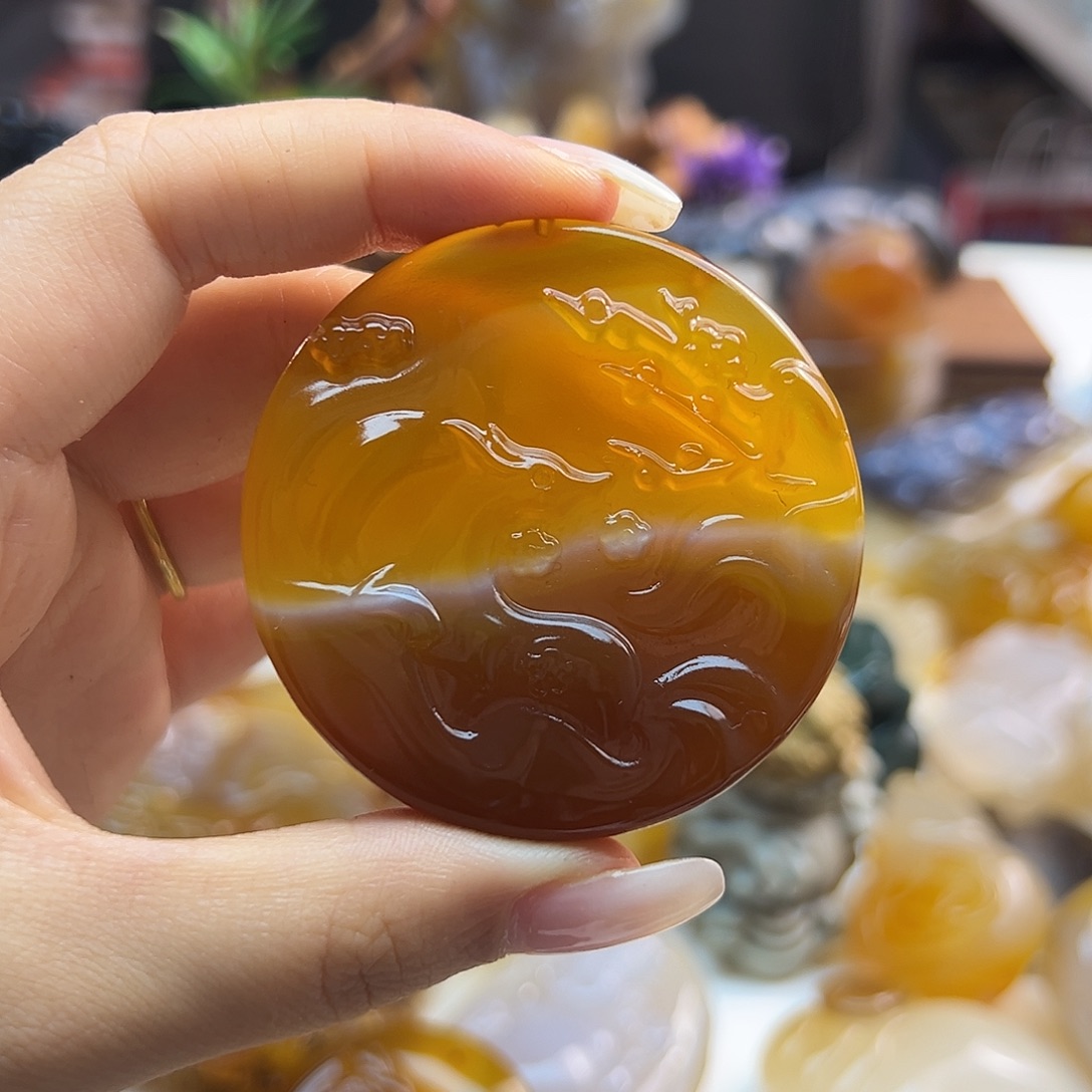 玛瑙/玉髓未镶嵌颈饰