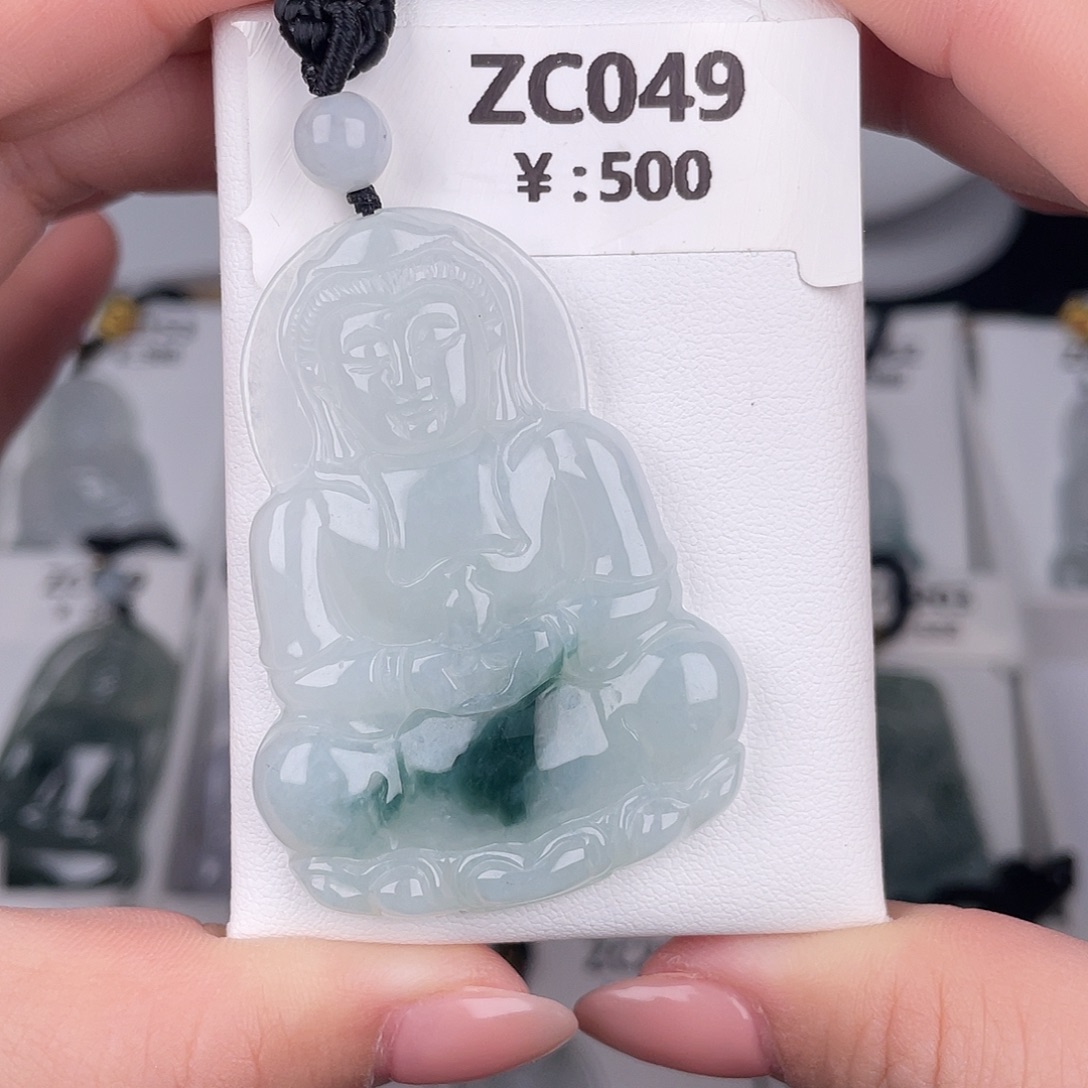 翡翠未镶嵌颈饰zc049