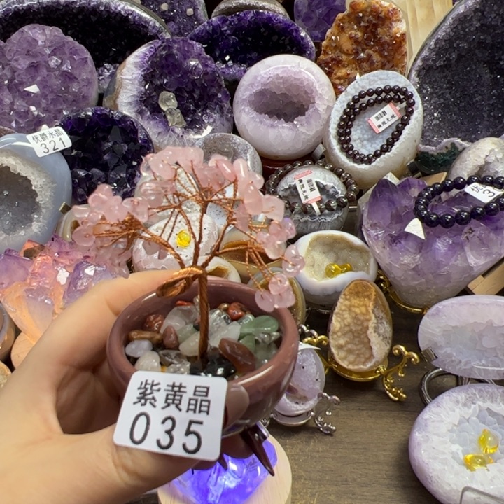 未镶嵌大型摆件（非配饰）紫晶35