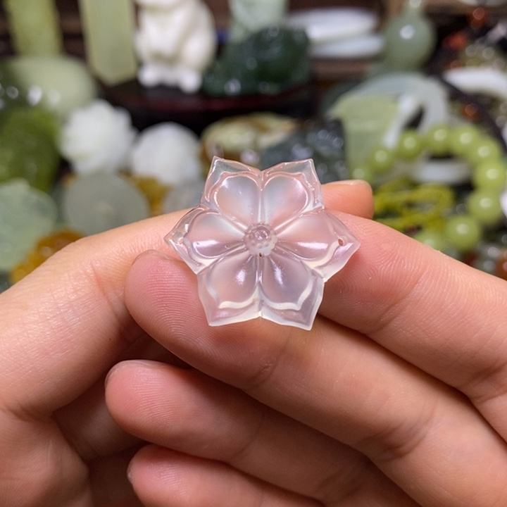 岫玉未镶嵌岫玉颈饰