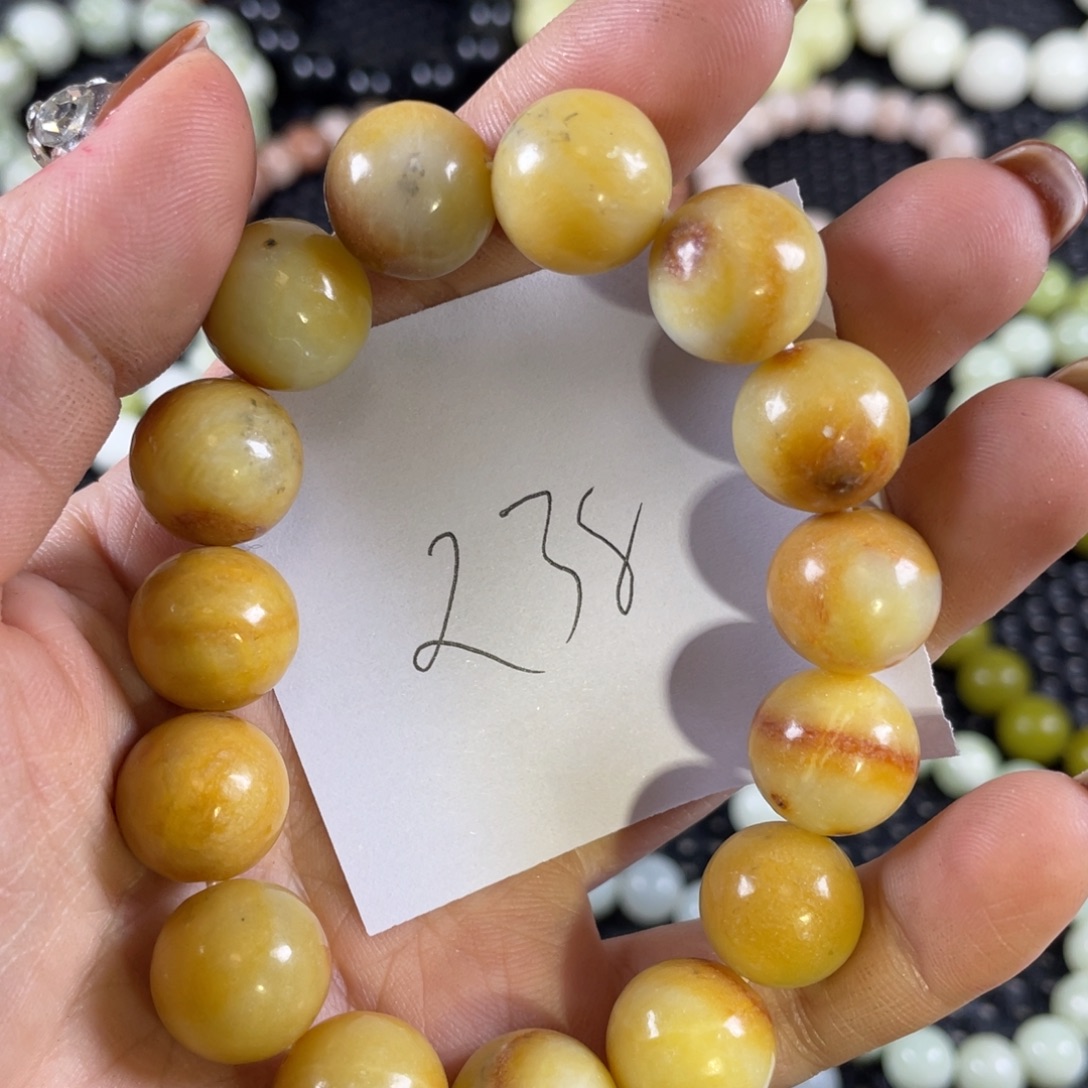 蛇纹石玉未镶嵌手链