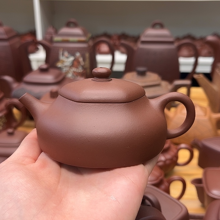 茶壶紫砂六方静乐160cc