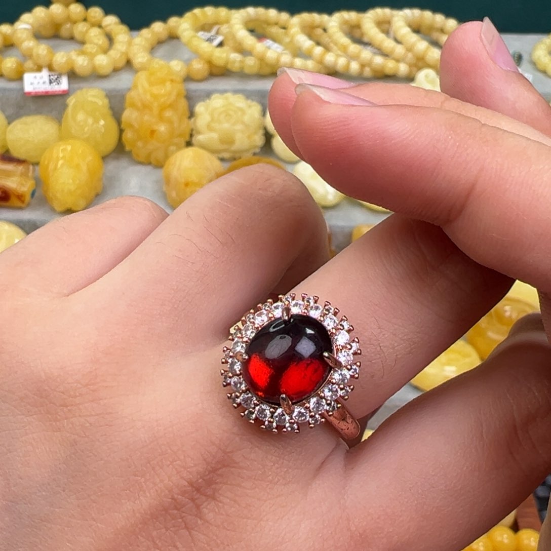 琥珀手链未镶嵌蜜蜡