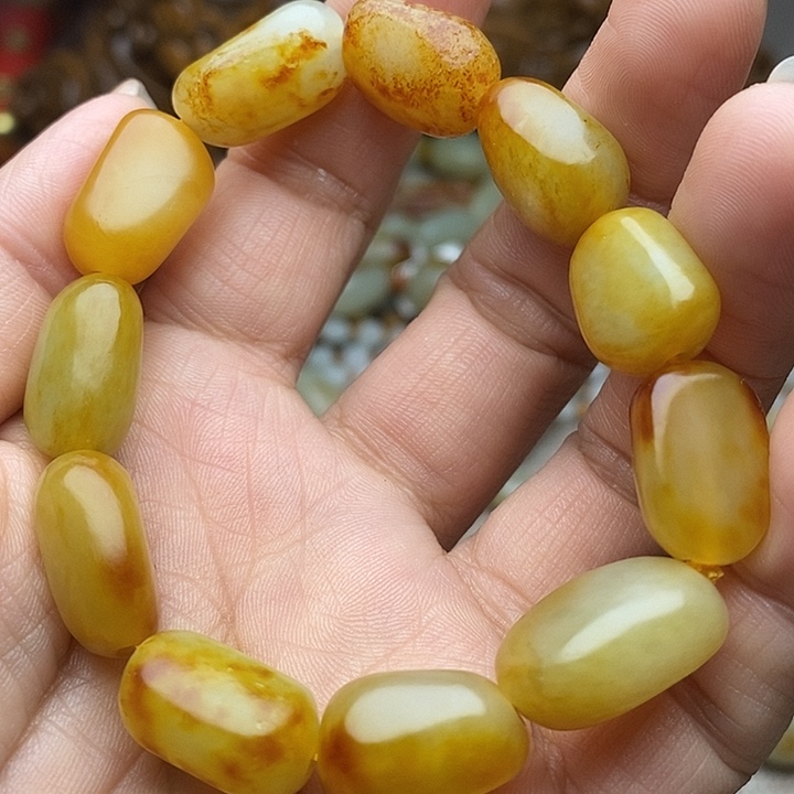 和田玉未镶嵌手链