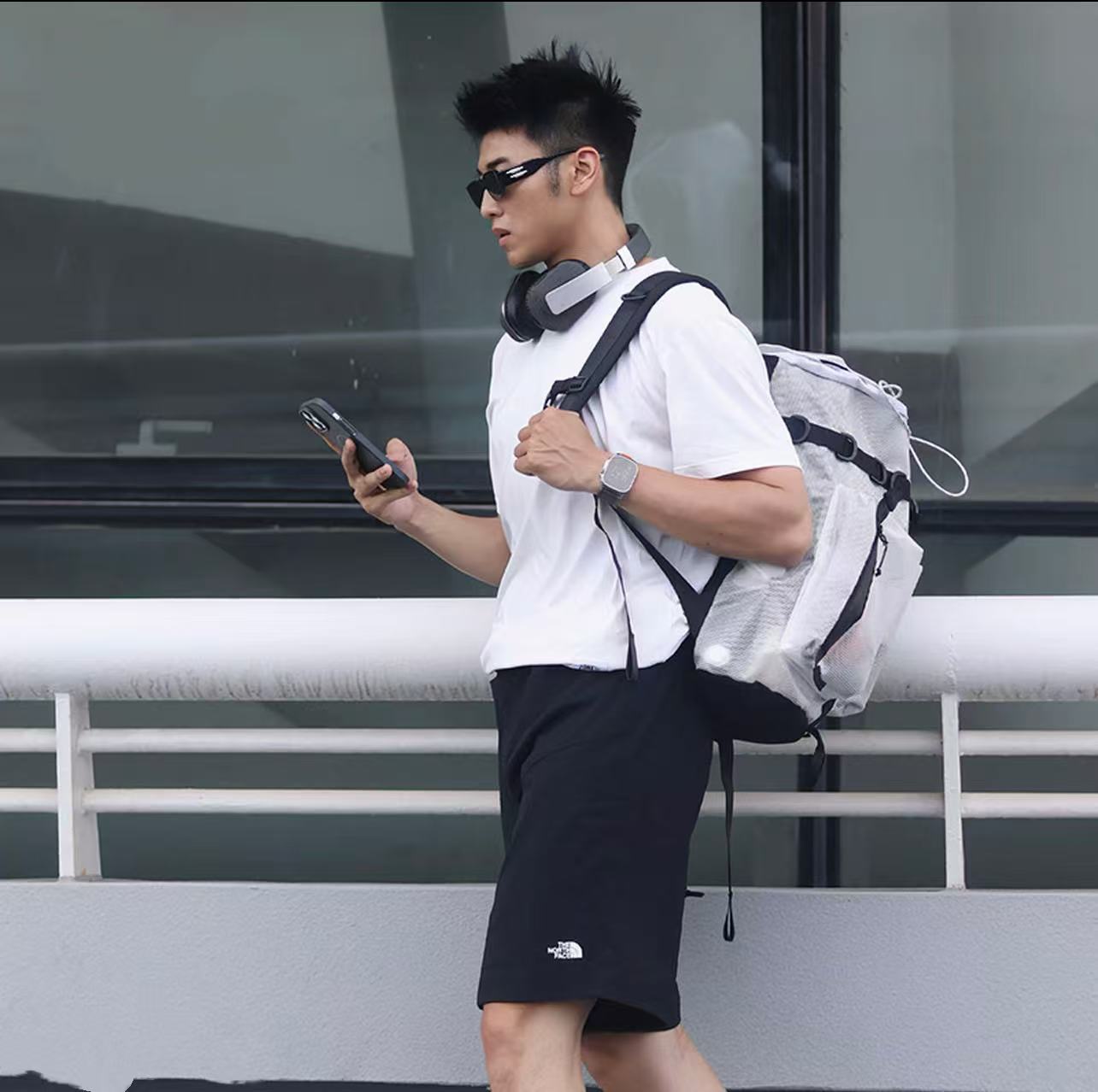 8【清仓撤柜】The Face 北家 短裤  青春简约百搭  {发正标}