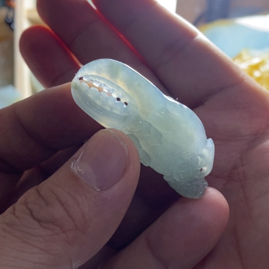 翡翠未镶嵌颈饰翡