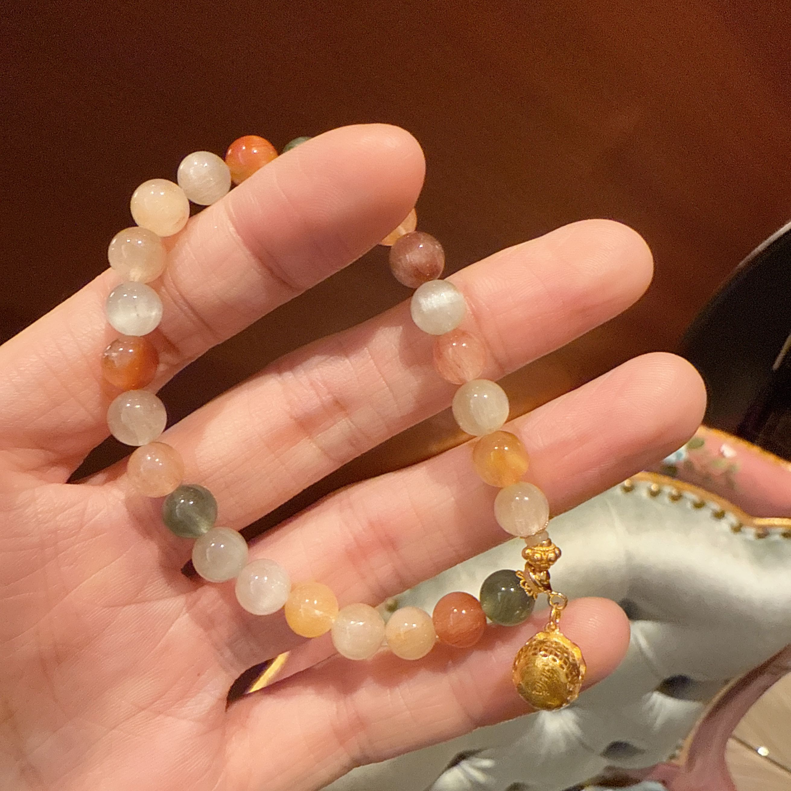 H01兔毛水晶未镶嵌手串505