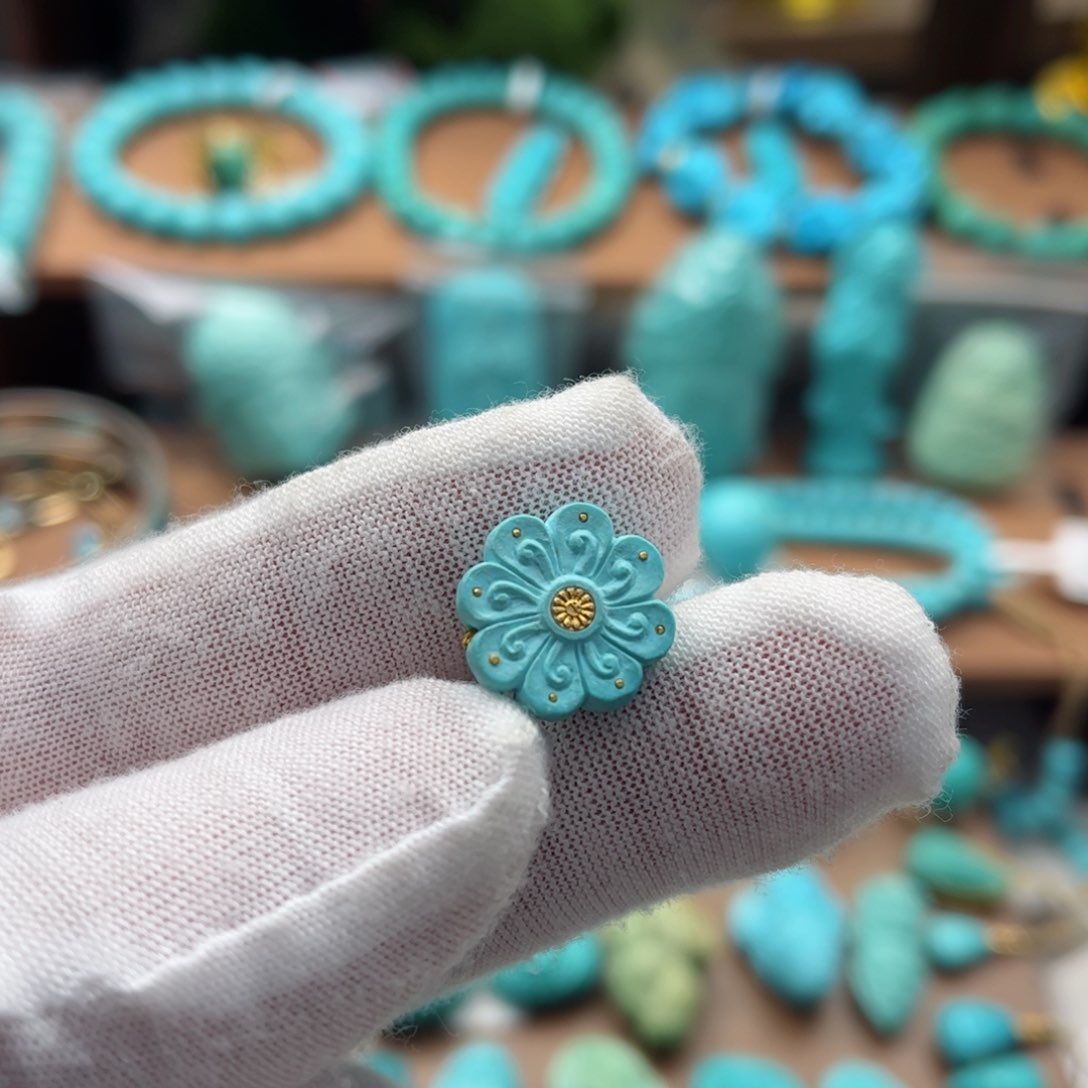 绿松石未镶嵌配饰