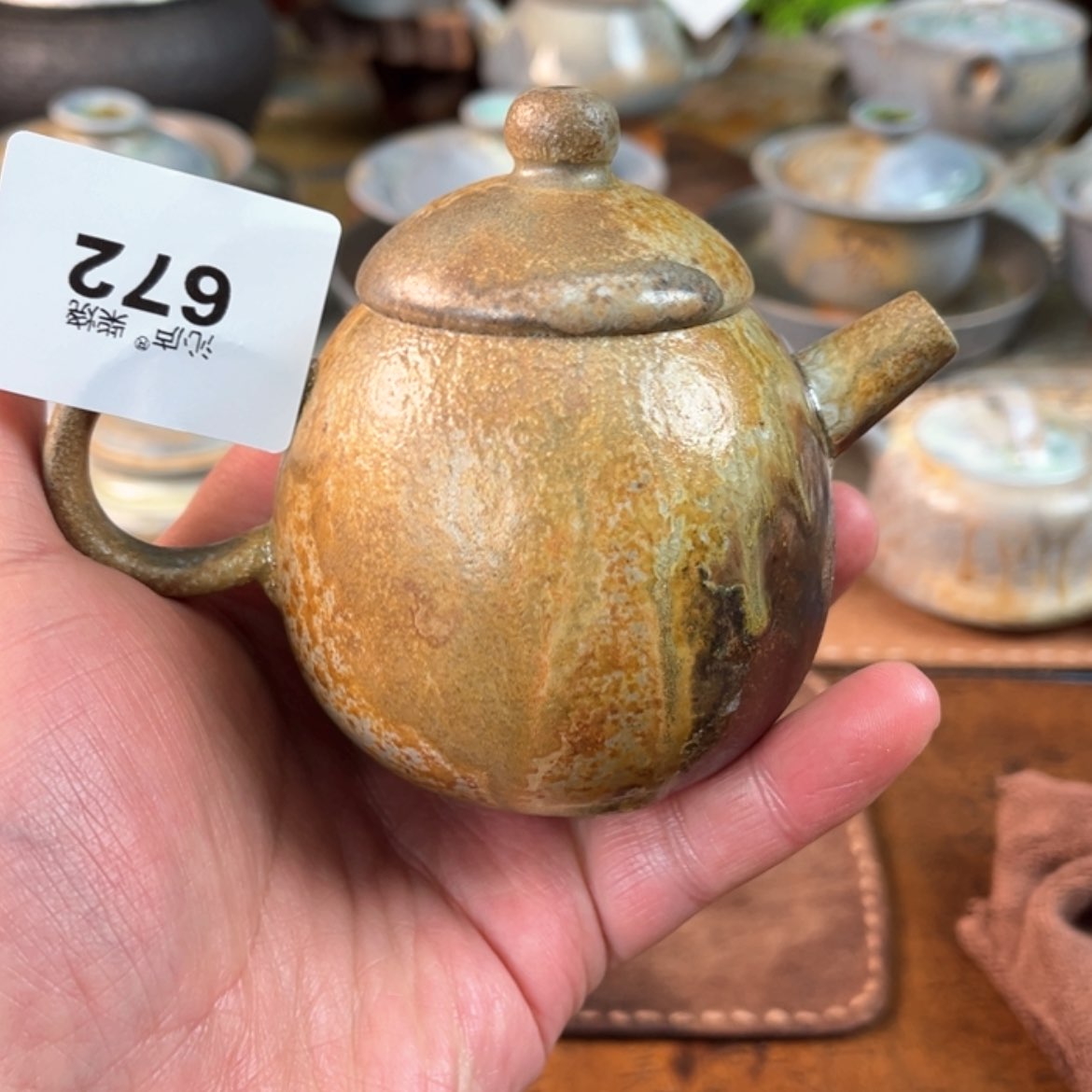 【闪购商品】沁庐柴窑古法柴烧手工茶具