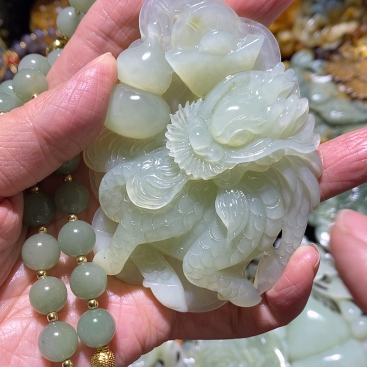 岫玉岫玉吊坠未镶嵌