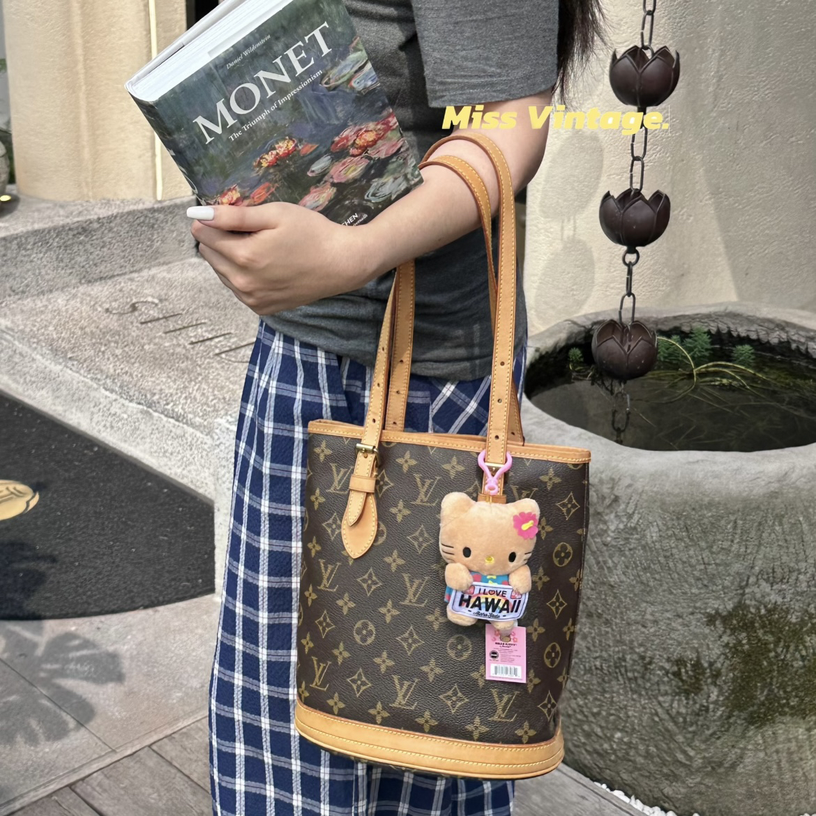 修复品LouisVuitton/路易威登 XM/经典小号老花水桶/KH10113029