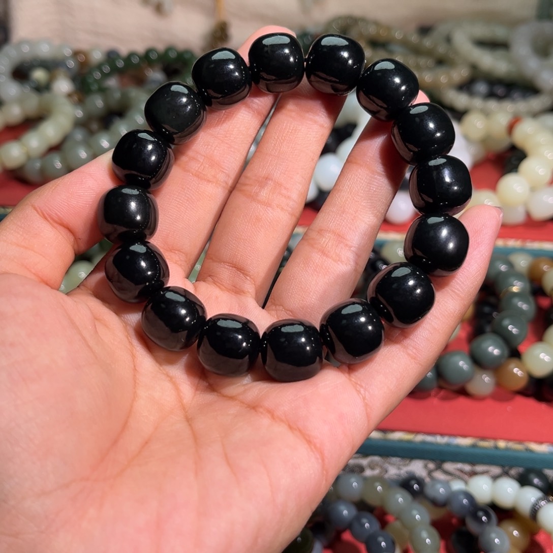 和田玉未镶嵌手链