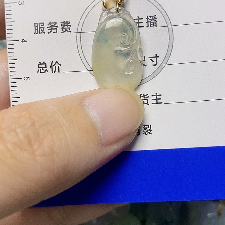 翡翠未镶嵌颈饰天然A货翡翠