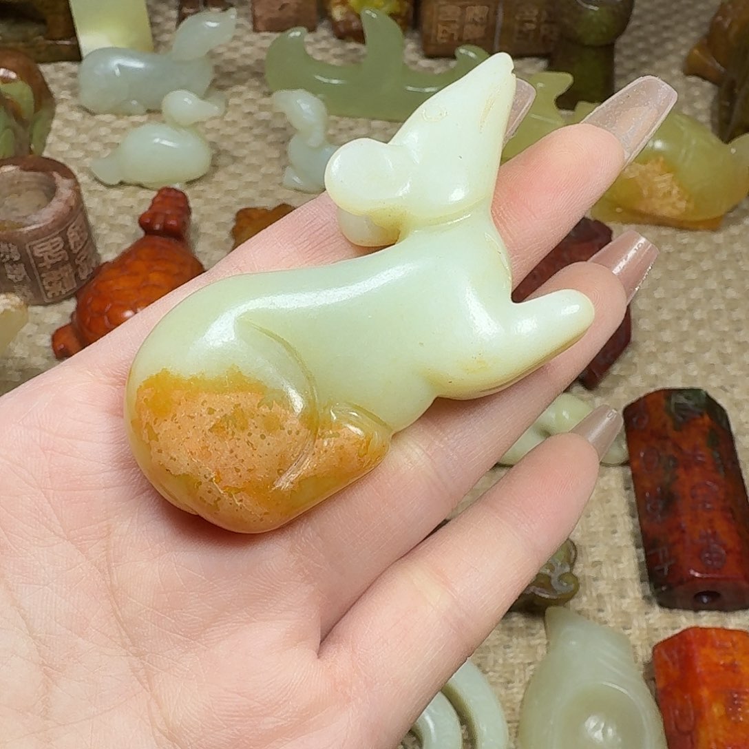 白玉菩提吊坠挂件