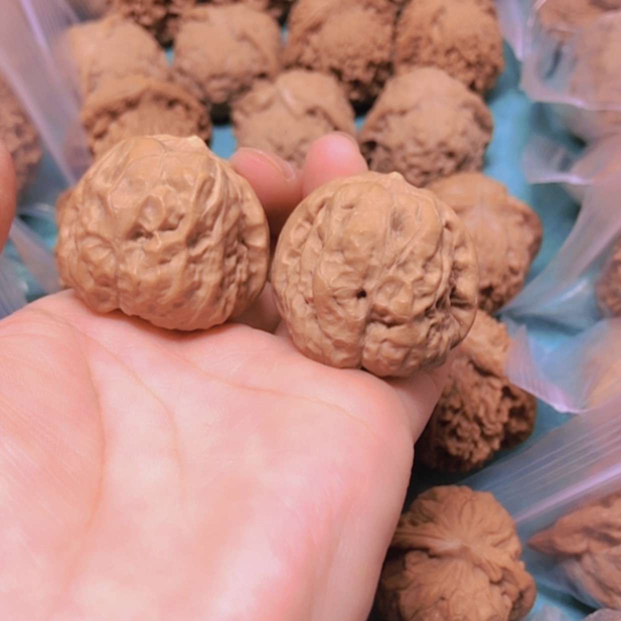 【闪购商品】摆件核桃35蛤蟆头有修