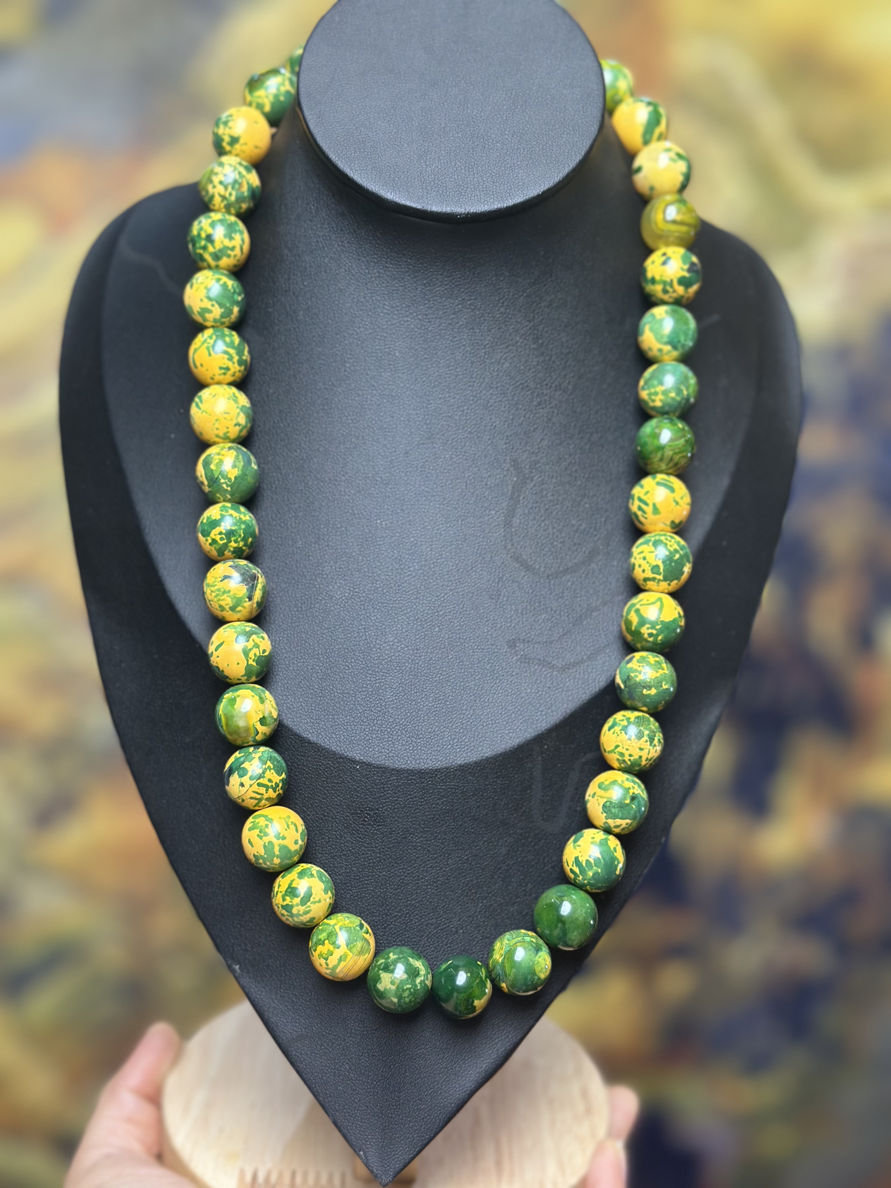 武总甄选】天然凤凰石高端14mm项链